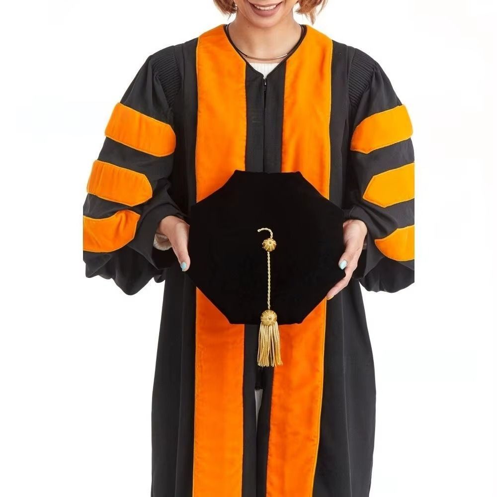 GraduationMall Graduation Doctoral Hood for Philosophy PhD Degree Deluxe Doctorate Academic Hood