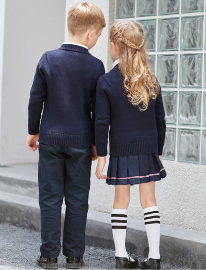 Baby Girls Boys Knit Sweater Pullover Long Sleeve Sweatshirt Fall Winter Clothes