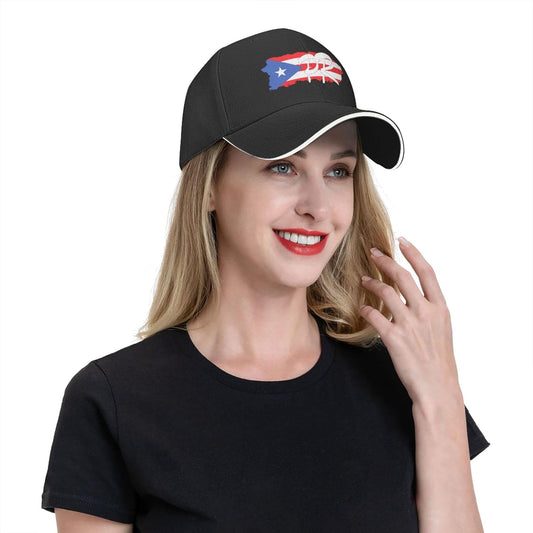 Classic Baseball Caps Adjustable Sandwich Cap, Black Casquette Hats Outdoor Trucker Hat