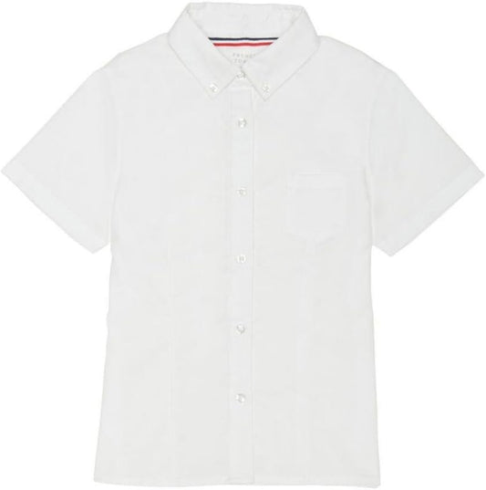 Girls' Short Sleeve Oxford Shirt
