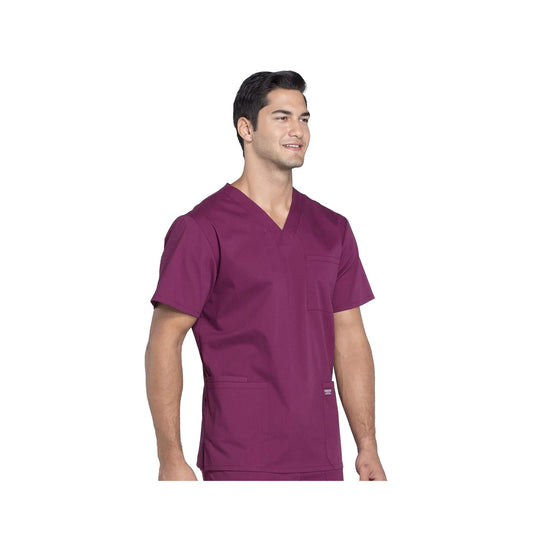 Scrubs for Men Workwear Professionals V-Neck 4 Pocket Scrub Top WW695