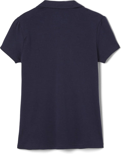 Girls' Short Sleeve Peter Pan Collar Polo