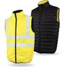 Hi Vis Construction Winter Polyester Reflective Work Wear High Visibility Safety Vest