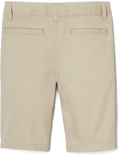 Girls' Adjustable Waist Stretch Twill Bermuda Short