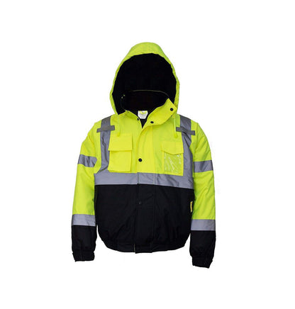 Professional reflective uniform security jacket