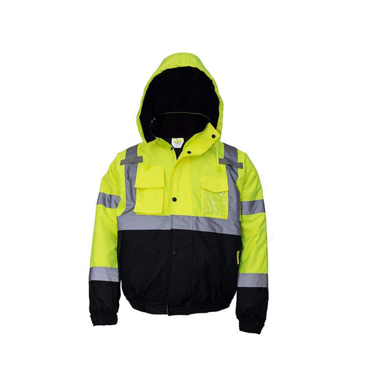 Professional reflective uniform security jacket