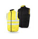 Hi Vis Construction Winter Polyester Reflective Work Wear High Visibility Safety Vest