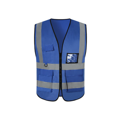 120g Heavy Knitted Fabric with Circular Lock Edge Reflective Vest, Work Fishing Vest, Traffic Volunteer