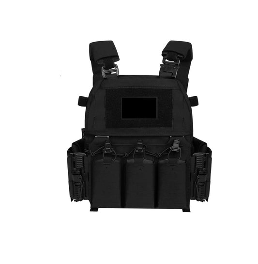 Quick-Release Tactical Vest, Laser-Cut, Wear-Resistant, Breathable, Multi-Functional Vest
