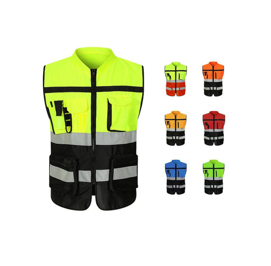 En20471 Approved High Visibility Reflective Safety Vest
