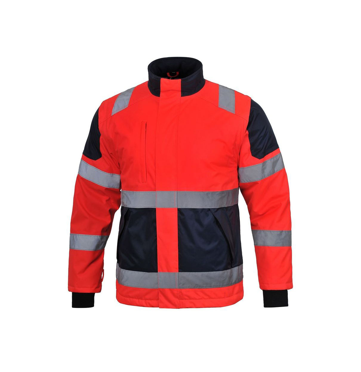 Fashion Mechanic Workwear Yellow Uniform Hi Vis Safety Jacket Reflective High Visibility Heavy Duty Water Resistant Outdoor Coat