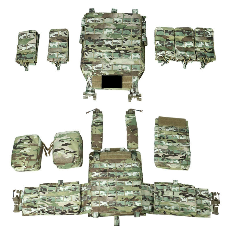 Tactical Vest, New Export Style, Quick-Release, Multifunctional, Breathable, and Durable