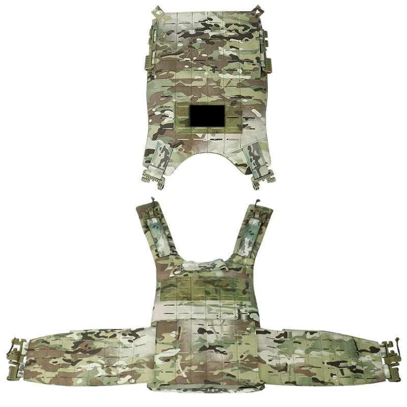 Quick-Release Tactical Vest, Outdoor Weight-Reducing Training Vest, Multi-Functional Field Tactical Vest, Wear-Resistant and Breathable Vest.