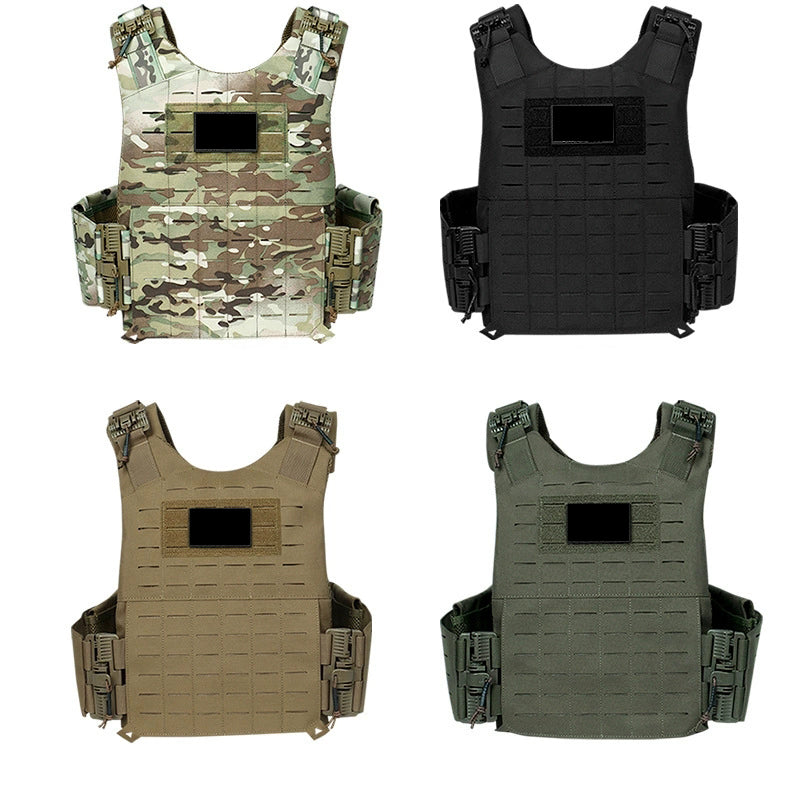 Quick-Release Tactical Vest, Outdoor Weight-Reducing Training Vest, Multi-Functional Field Tactical Vest, Wear-Resistant and Breathable Vest.
