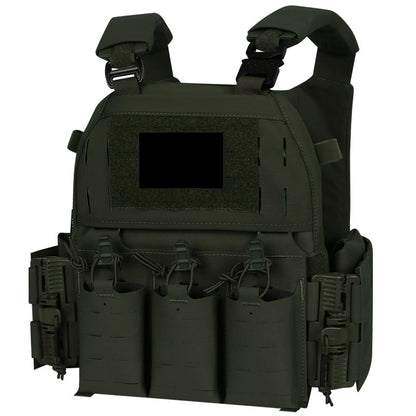 Quick-Release Tactical Vest, Laser-Cut, Wear-Resistant, Breathable, Multi-Functional Vest