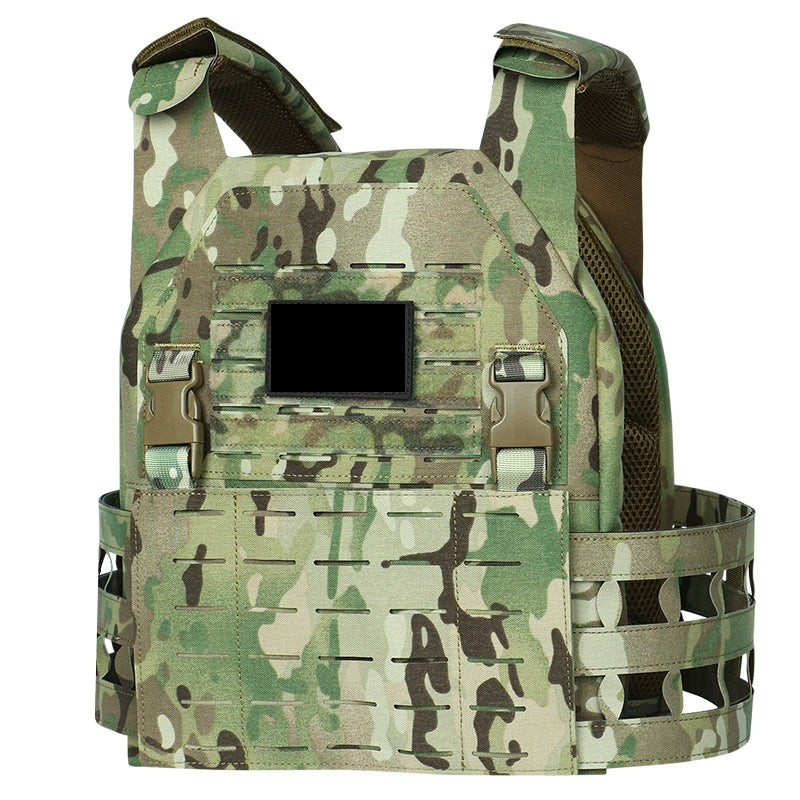 Quick-Release Tactical Vest, Outdoor Weight-Reducing Training Vest, Multi-Functional Field Tactical Vest, Wear-Resistant and Breathable Vest.