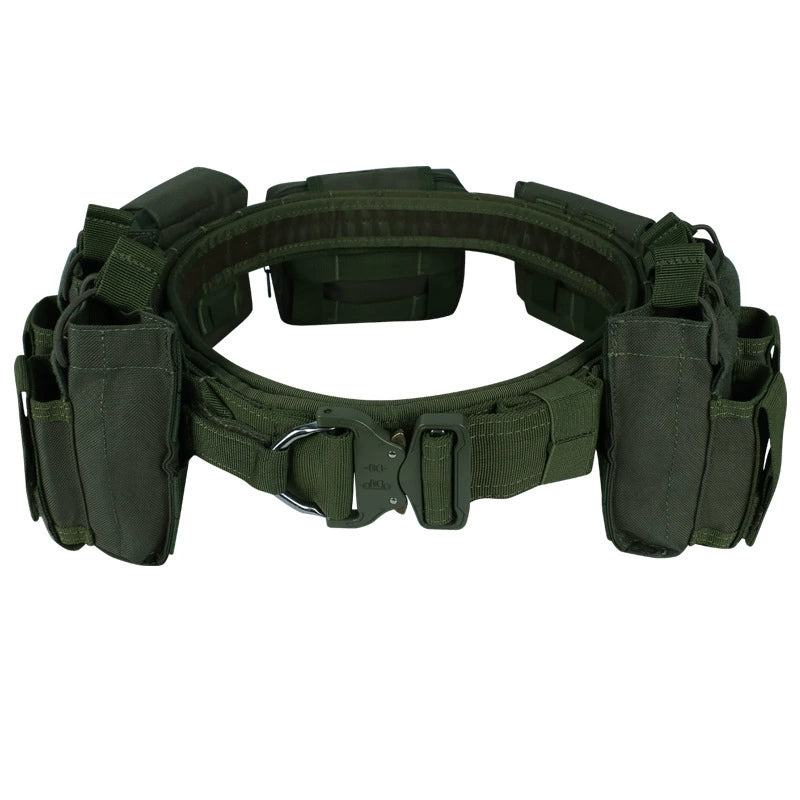 Cross-Border Style Outdoor Tactical Waist Belt, Multi-Functional Quick-Release Tactical Waist Belt, Cobra Buckle Nylon Belt