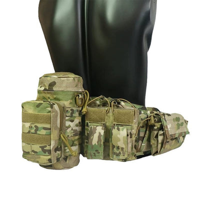 Tactical Waist Belt Multifunctional Field Combat Training Waist Belt Nylon Padded Load-Bearing Tactical Waist Belt Cp