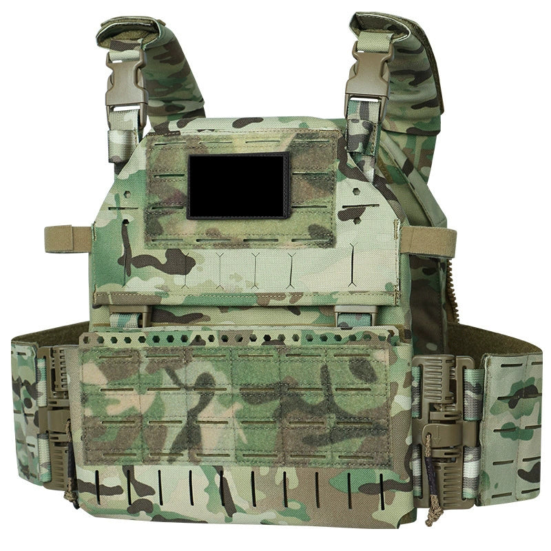 Quick-Release Tactical Vest, Outdoor Weight-Reducing Training Vest, Multi-Functional Field Tactical Vest, Wear-Resistant and Breathable Vest.