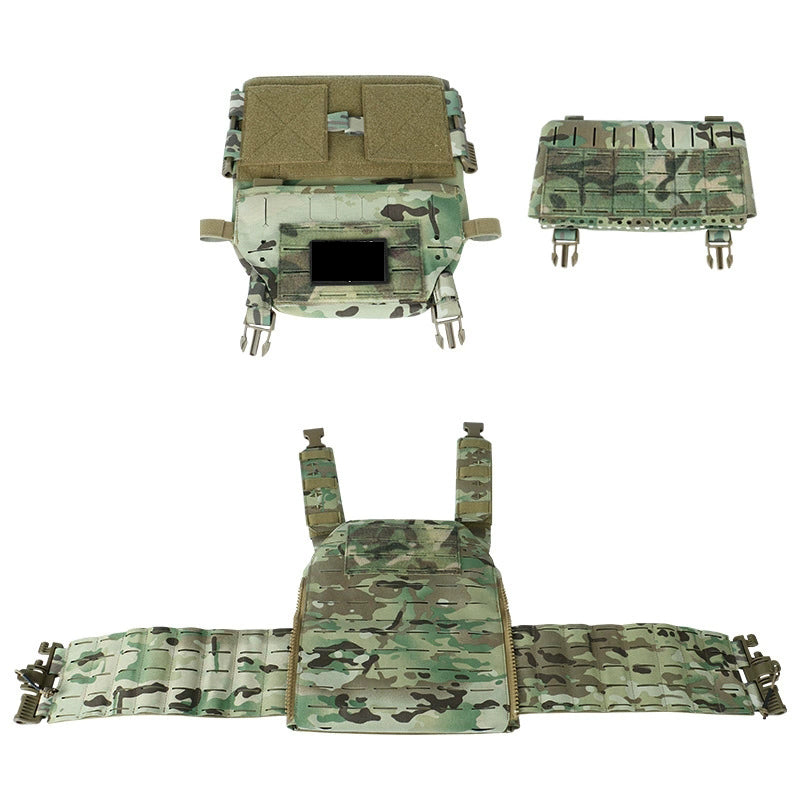 Quick-Release Tactical Vest, Outdoor Weight-Reducing Training Vest, Multi-Functional Field Tactical Vest, Wear-Resistant and Breathable Vest.