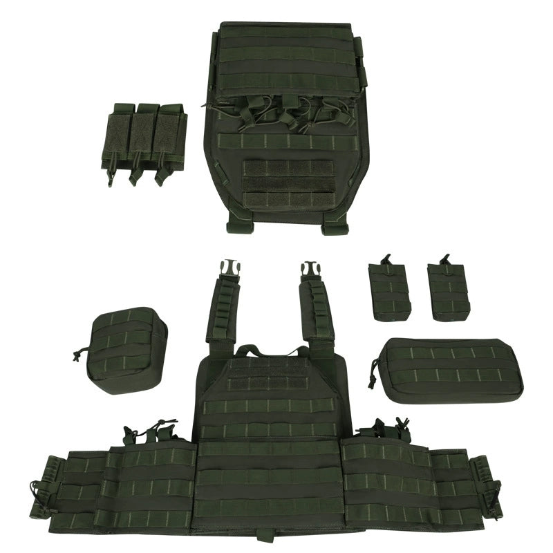 Lightweight Outdoor Tactical Vest, Quick-Release Camouflage Training Uniform, Enthusiast Outdoor Multi-Functional Protective Tactical Vest.