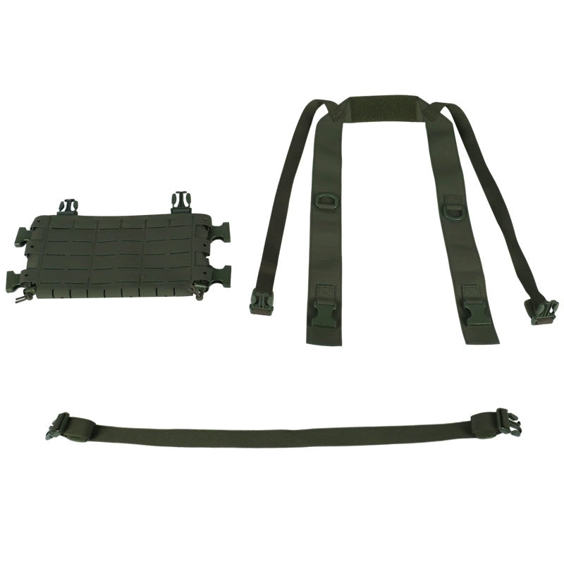 Cross-Border Multi-Functional Outdoor Tactical Waist Chain with High Load-Bearing Capacity, Molle Alpha Tactical Chest Rig.