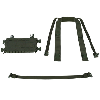 Cross-Border Multi-Functional Outdoor Tactical Waist Chain with High Load-Bearing Capacity, Molle Alpha Tactical Chest Rig.
