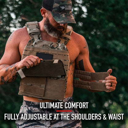 Outdoor Multifunctional Tactical Vest Lightweight Sweatshirt Breathable Abrasion-Resistant Stab-Proof Suit Fan Vest