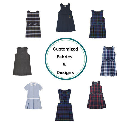 Girls Fall Plaid Dress Long Sleeve Casual Midi Dresses with Pockets for Kids 6-14 Years