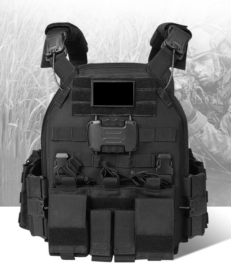 Amazon's New Quick-Release Tactical Vest, Outdoor Gear, Training Vest, Multi-Functional Field Quick-Drying and Wear-Resistant Suit.