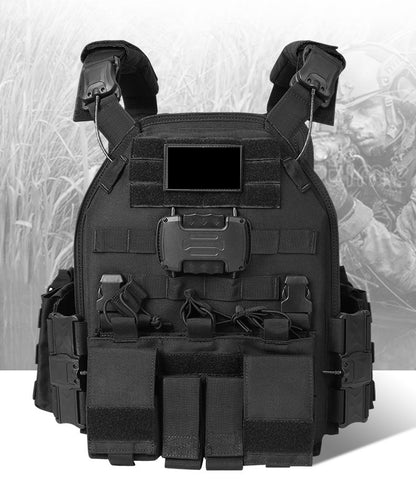 Amazon's New Quick-Release Tactical Vest, Outdoor Gear, Training Vest, Multi-Functional Field Quick-Drying and Wear-Resistant Suit.