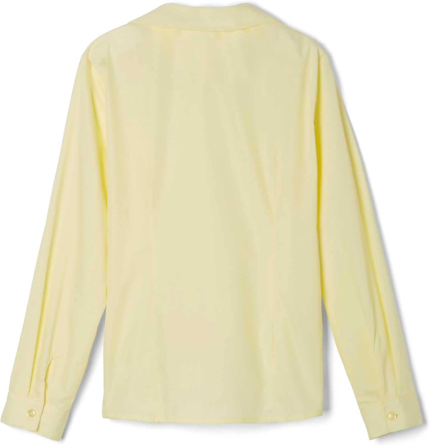 Girls' Long Sleeve Woven Shirt with Peter Pan Collar (Standard & Plus)