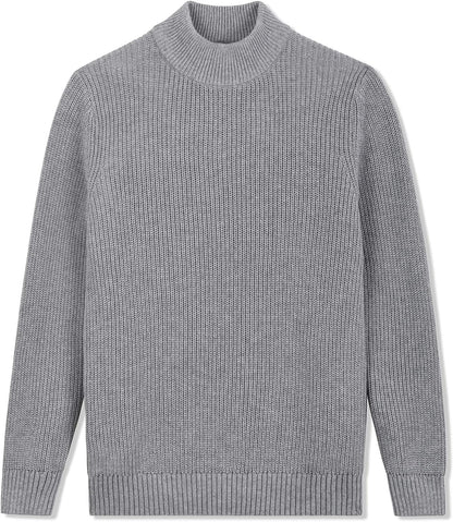 Kid Nation Boys Sweater 100% Cotton Quarter Zip Sweater Kids Cable Knit Casual Pullover (Previously Amazon Essentials)