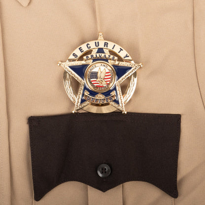 FIRST CLASS 100% POLYESTER TWO TONE SHORT SLEEVE UNIFORM SHIRT