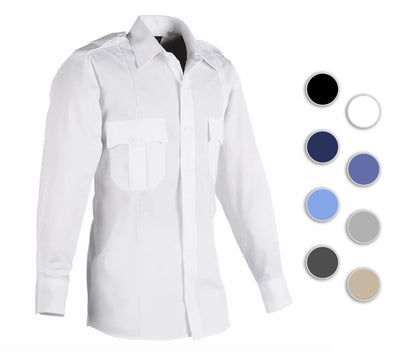 100% POLYESTER LONG SLEEVE UNIFORM SHIRT SALE
