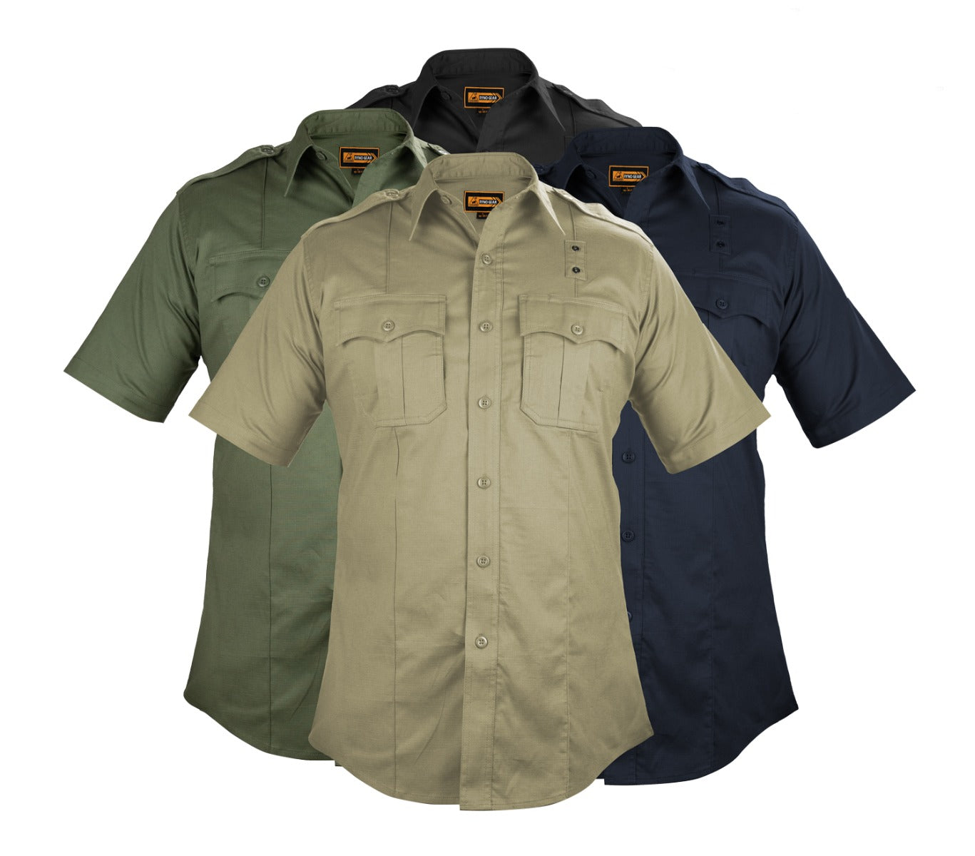 COTTON MECHANICAL STRETCH TACTICAL SHIRTS