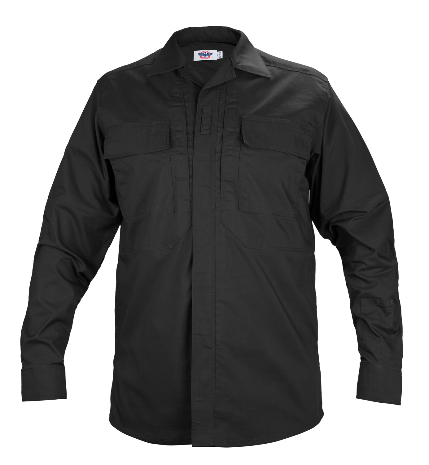 LONG SLEEVE ZIPPERED TACTICAL POLY COTTON RIP-STOP BDU SHIRT