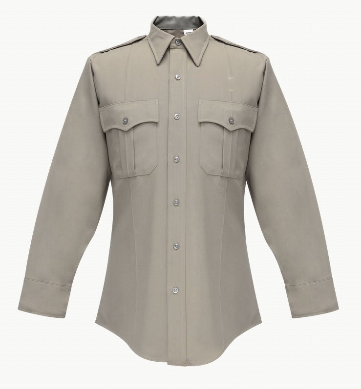 FLYING CROSS/FECHHEIMER ALL WEATHER DELUXE TROPICAL POLY RAYON LONG SLEEVE SHIRTS