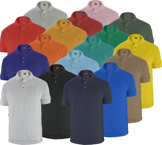 POLY COTTON AND COTTON POLO SHIRTS