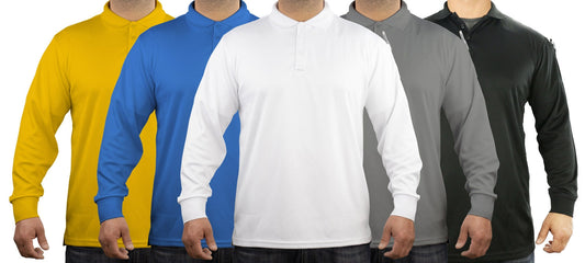 FIRST CLASS TACTICAL PERFORMANCE LONG SLEEVE POLO SHIRT