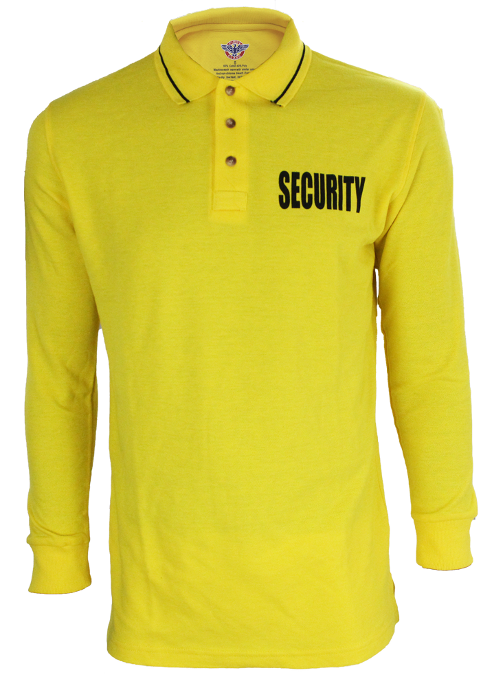 First Class Security Long Sleeve Polo