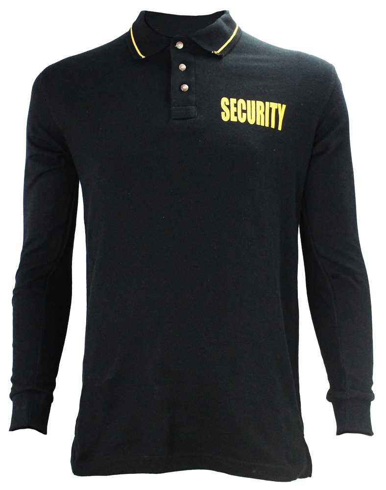 First Class Security Long Sleeve Polo