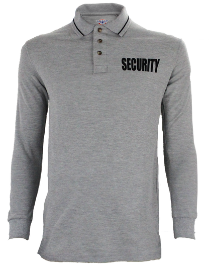 First Class Security Long Sleeve Polo