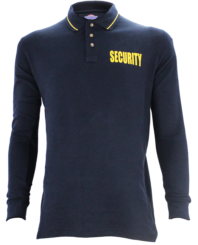 First Class Security Long Sleeve Polo