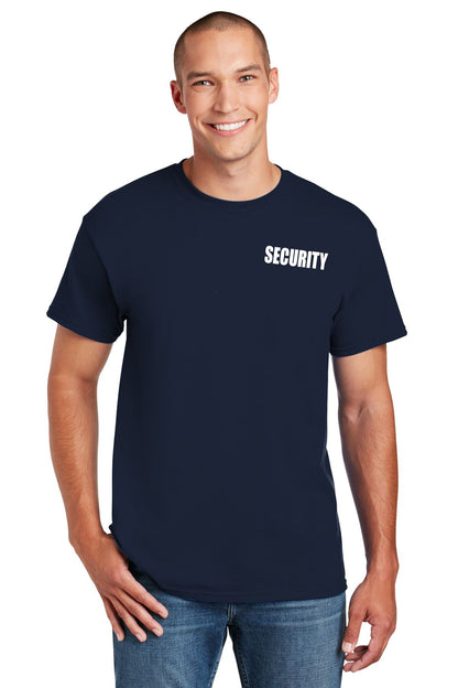 50 COTTON/50 POLY T-SHIRT - SECURITY