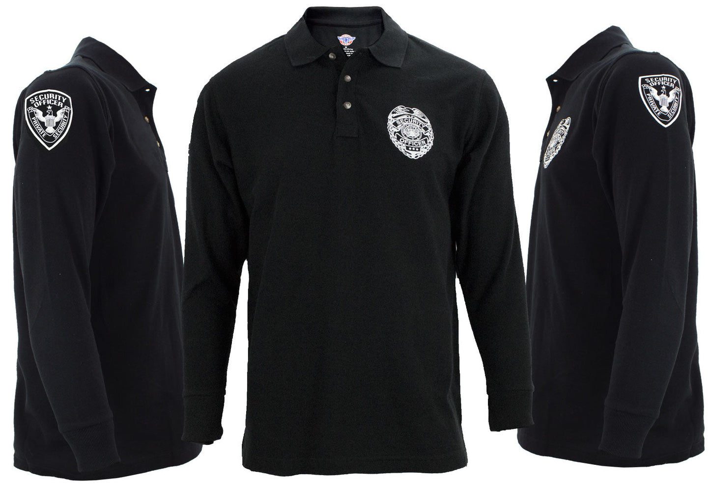 POLY/COTTON SECURITY LONG SLEEVE POLO SHIRT