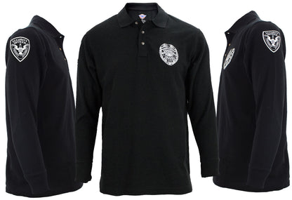 POLY/COTTON SECURITY LONG SLEEVE POLO SHIRT