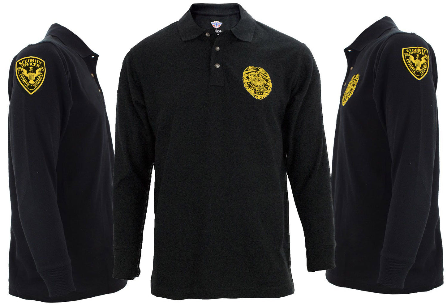 POLY/COTTON SECURITY LONG SLEEVE POLO SHIRT