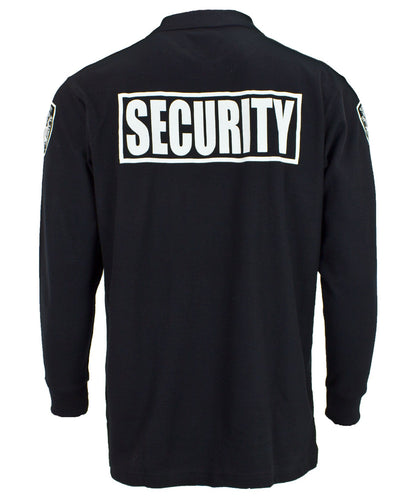 POLY/COTTON SECURITY LONG SLEEVE POLO SHIRT