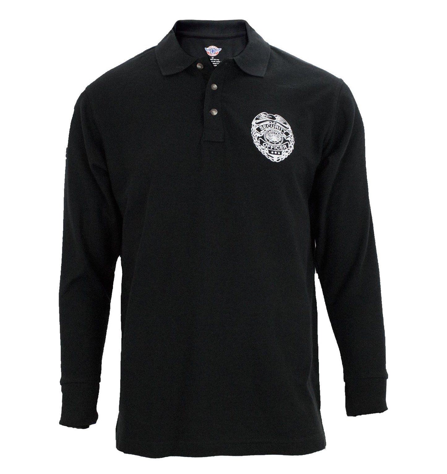 POLY/COTTON SECURITY LONG SLEEVE POLO SHIRT